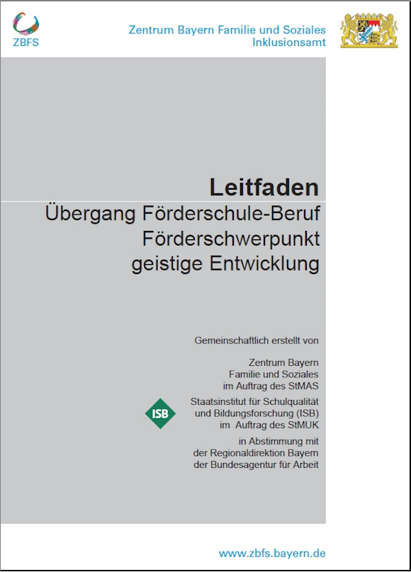 Titelblatt des Leitfadens